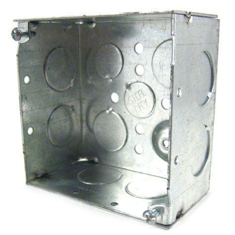 hang 4 square box in steel column|4 sq box mount.